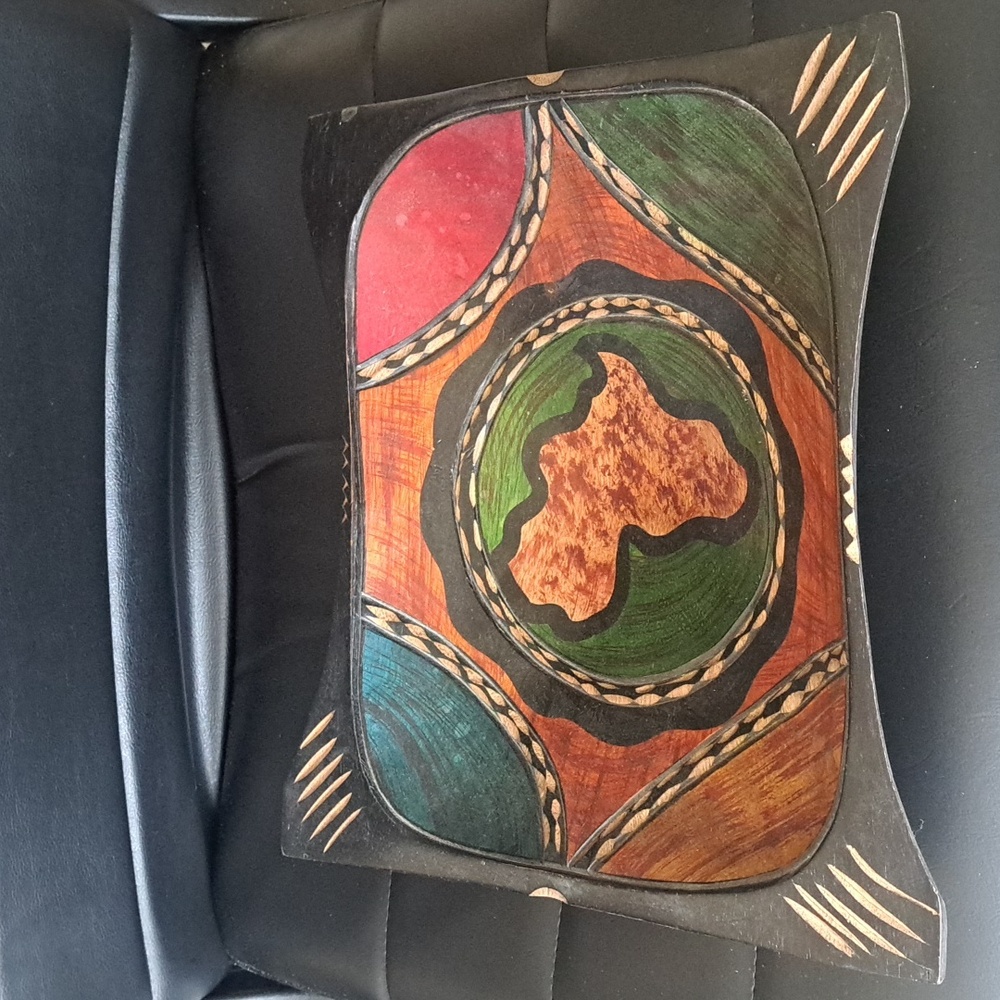 Authentic Africian Wood Dish
